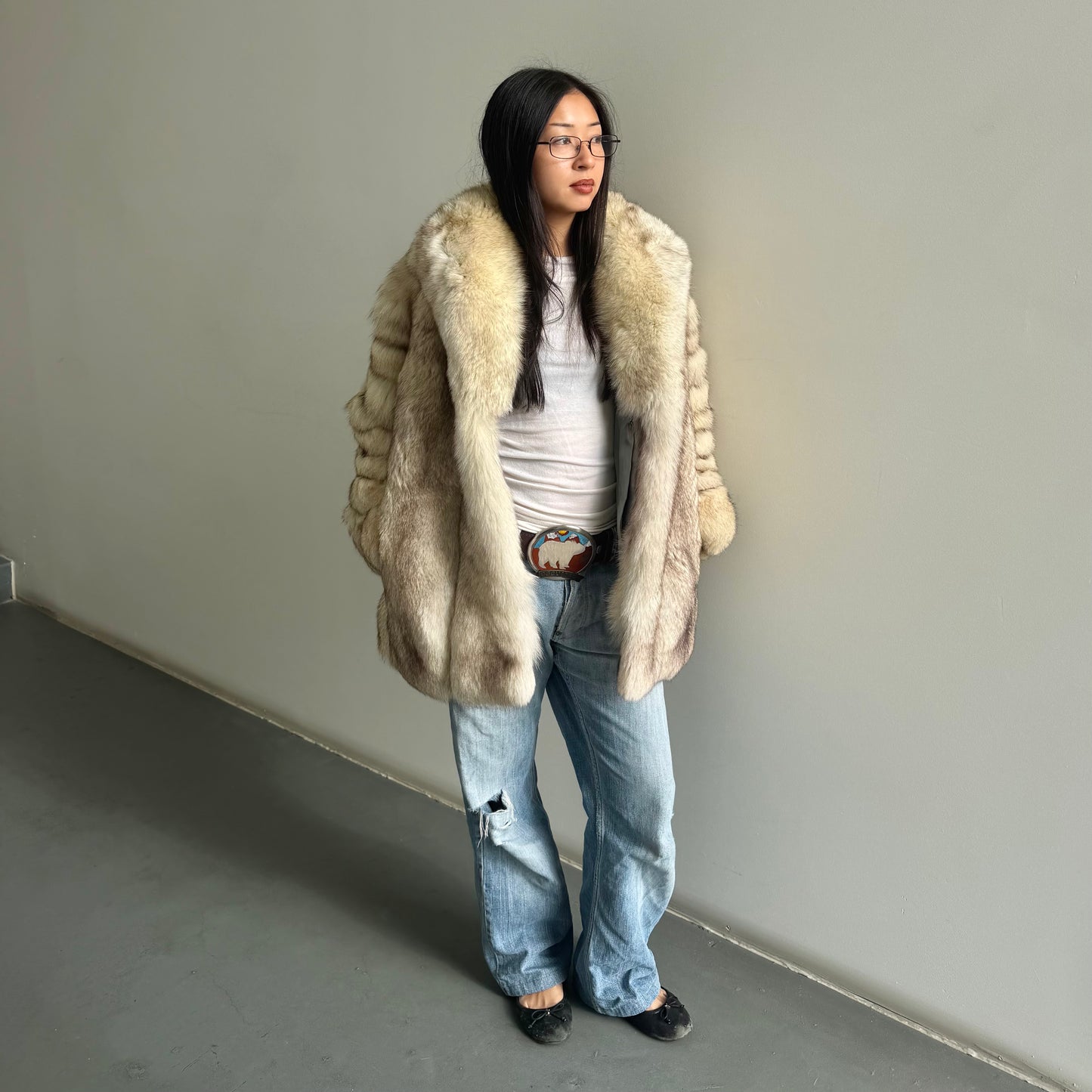 Vintage Fox Fur Coat