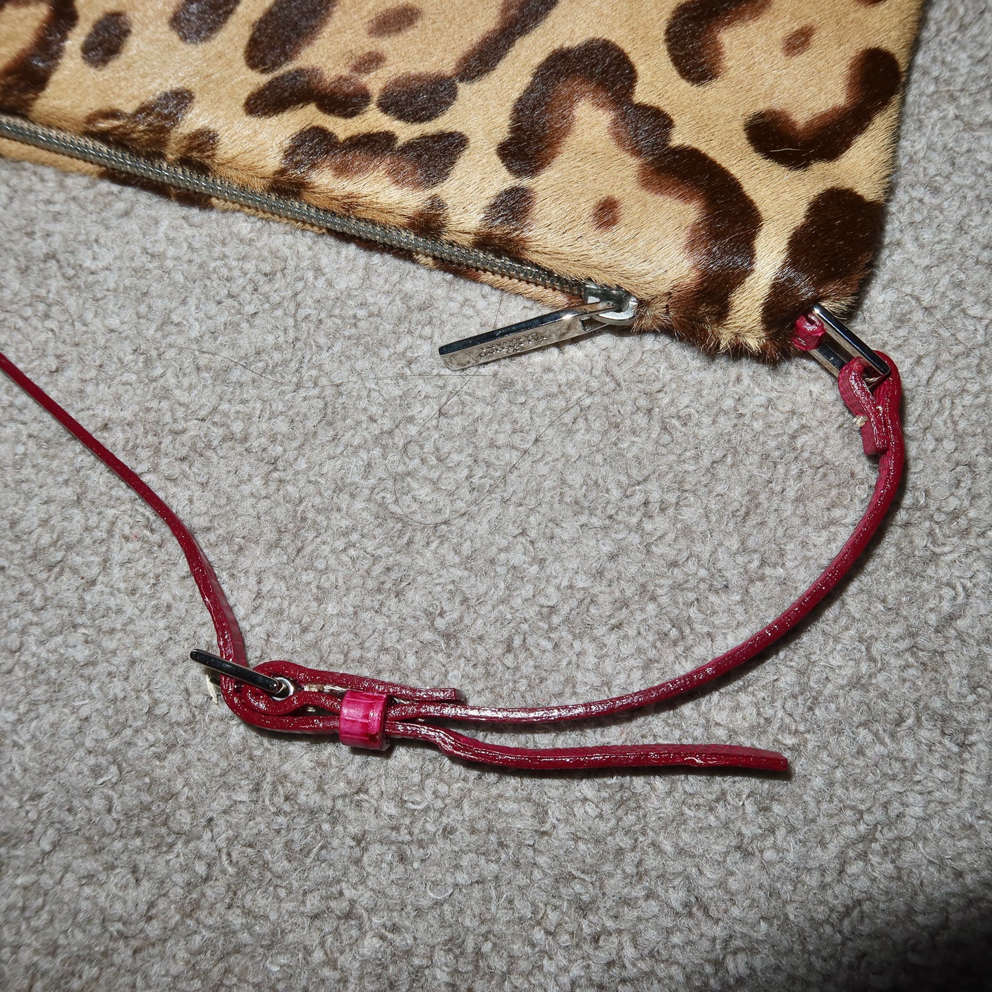 Valentino SS2000 Pony Hair Leopard Print Bag