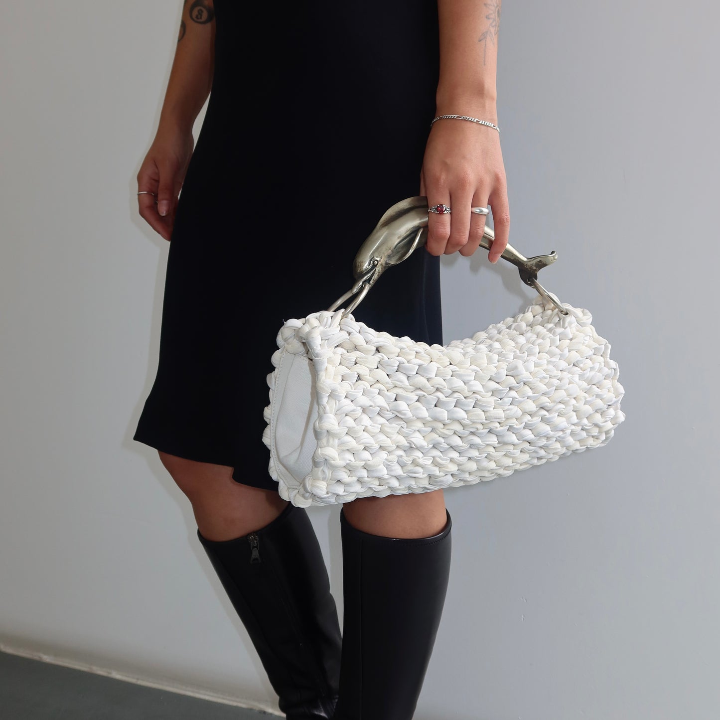 Giorgio Armani SS2004 Dolphin Handle Clutch