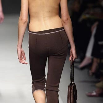 Prada SS2003 Ostrich Ring Handle Bag