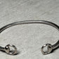 Gucci 925 Silver Horsebit Bracelet