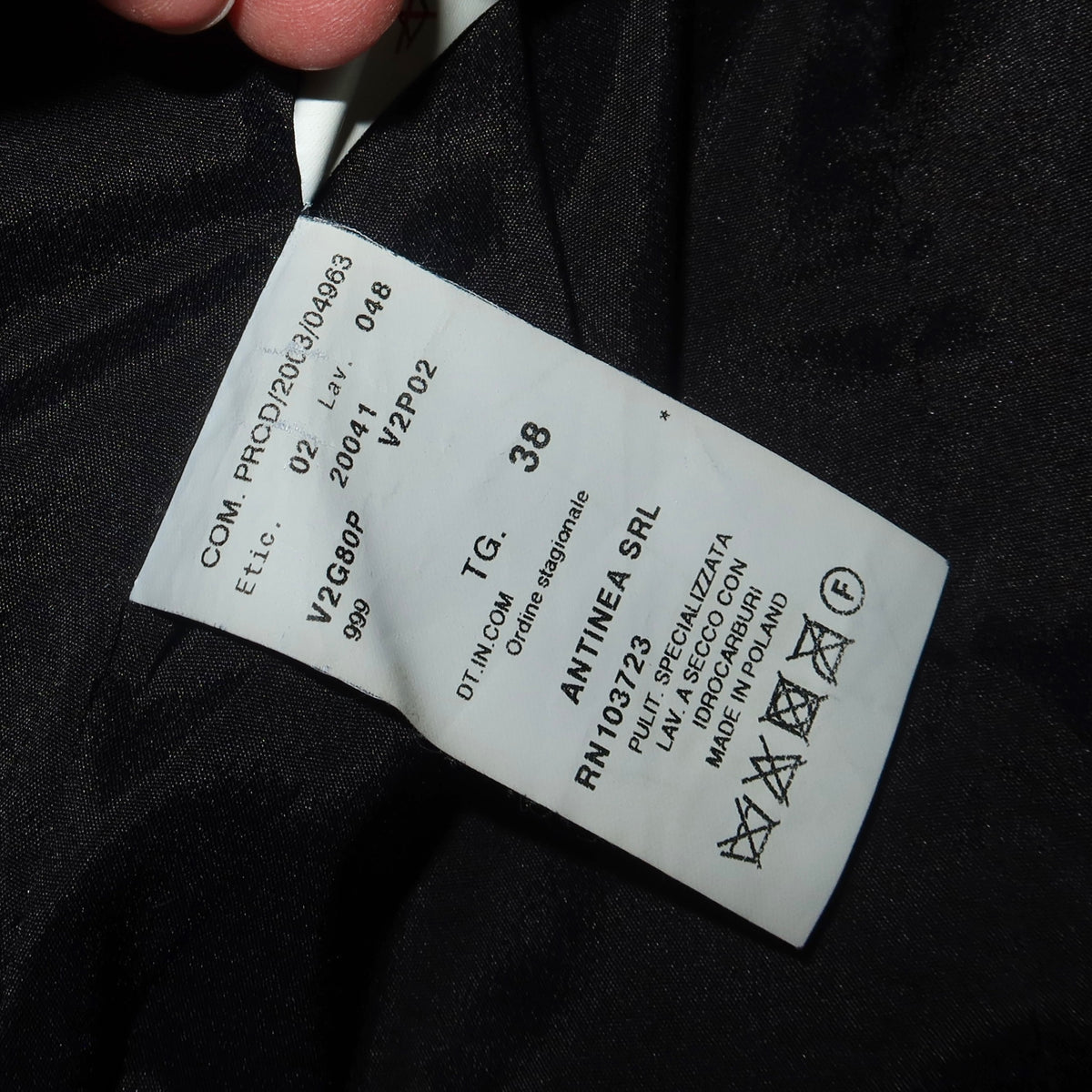 Emporio Armani 2003 Leather Blazer