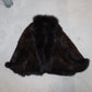 Vintage Real Fur Cape