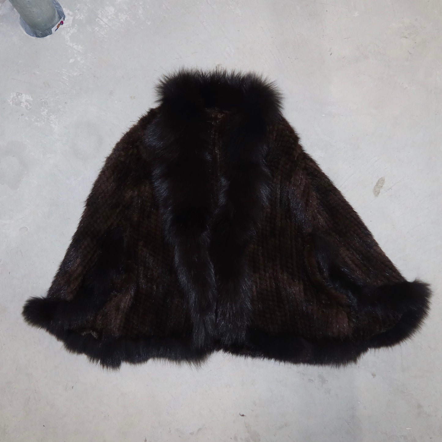 Vintage Real Fur Cape