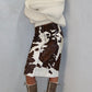 Salvatore Ferragamo Cowhide Skirt