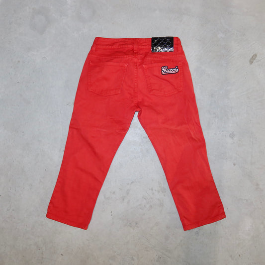 Gucci 2007 Red Capris