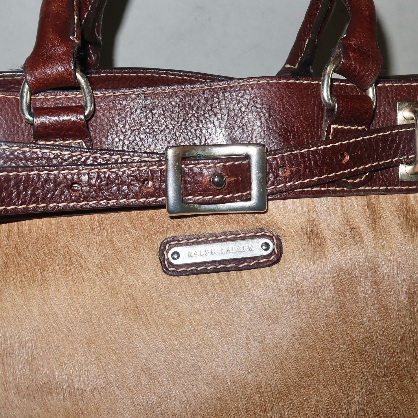 Ralph Lauren Cowhide Mini Tote