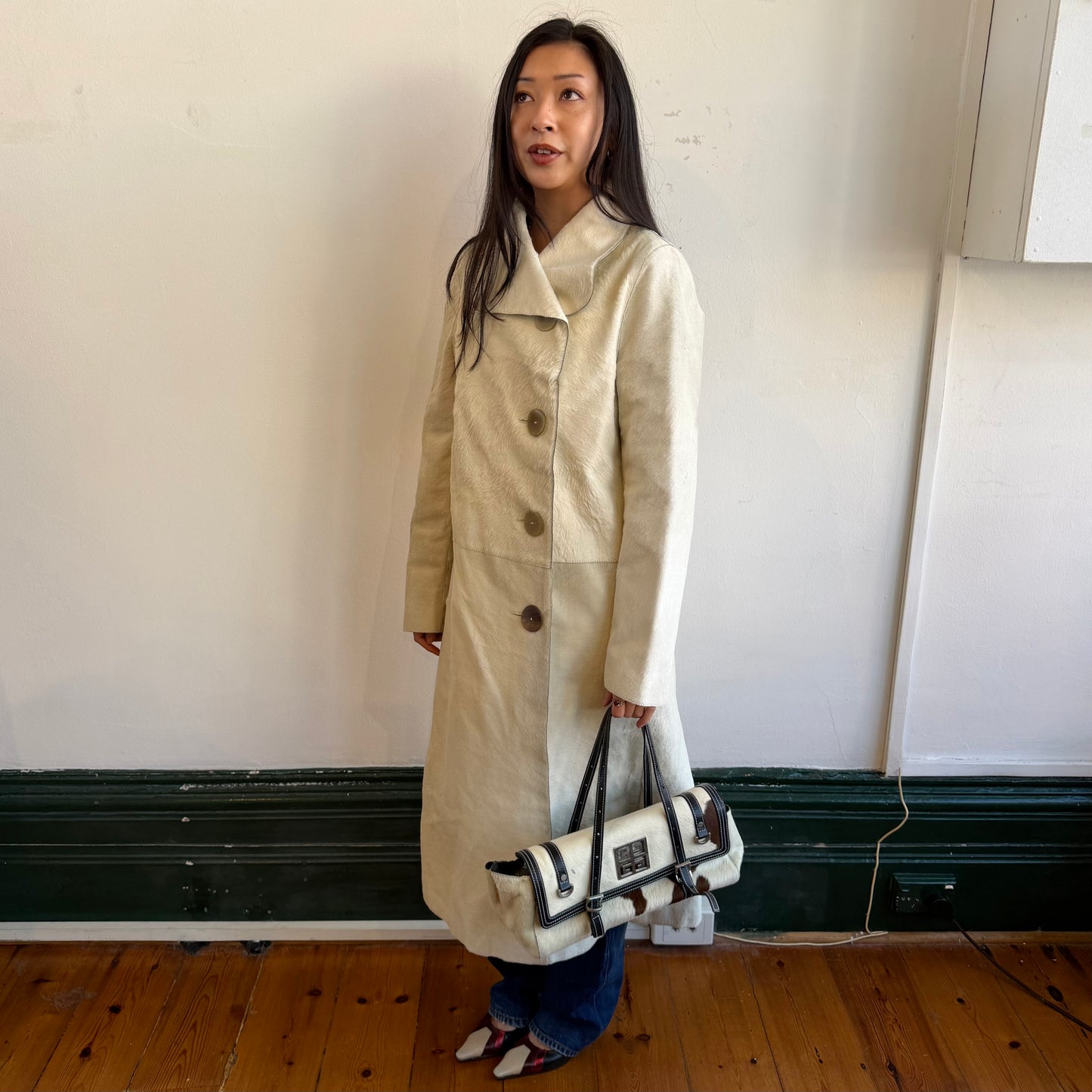 Marni Cowhide Trench