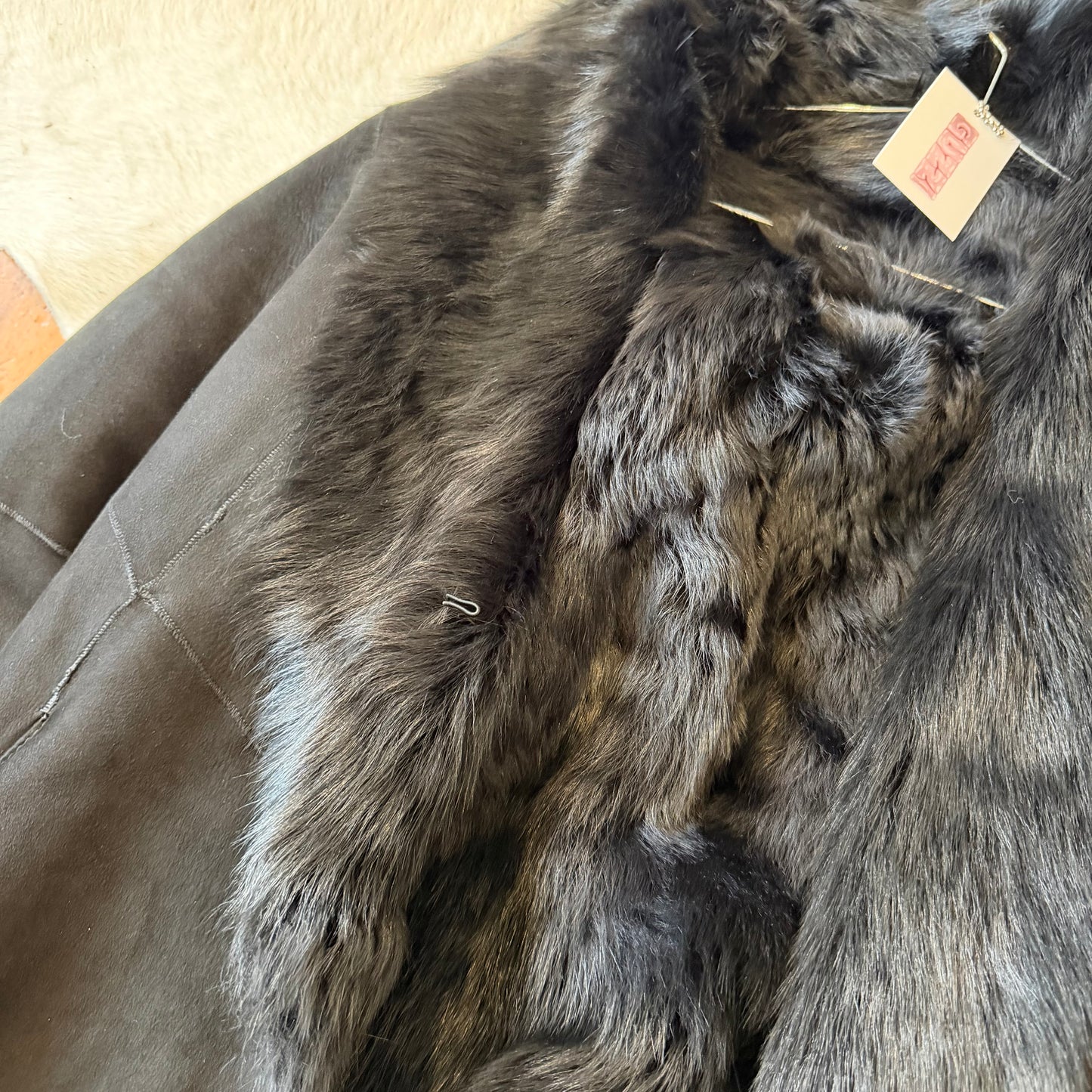 DKNY Shearling Coat