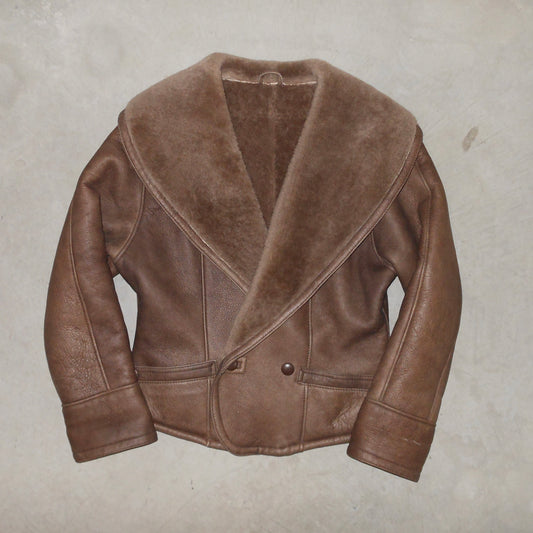 Blumarine Leather Shearling Jacket