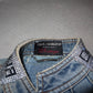 Dolce & Gabbana Rhinestone Denim Jacket