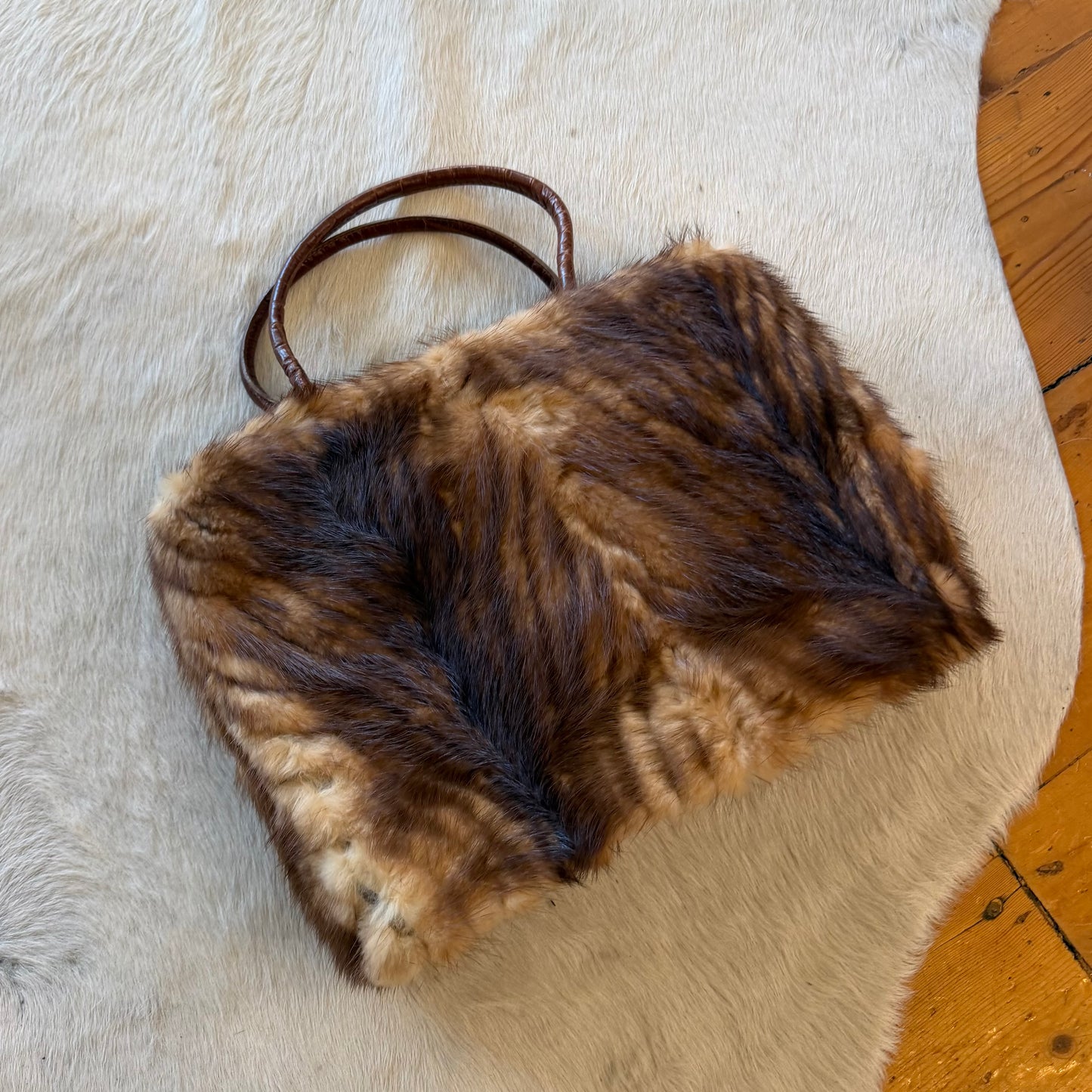 Paolo Masi Real Fur Tote