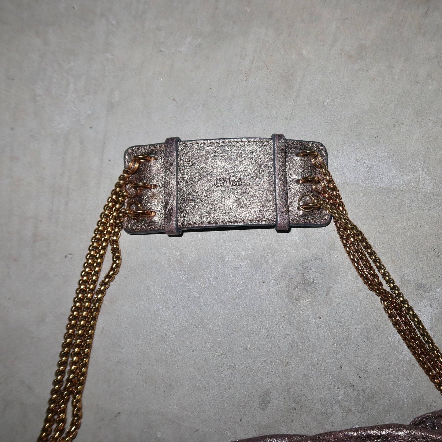 Chloé Metallic Mini Milton Bag