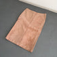 Yves Saint Laurent Suede Pencil Skirt