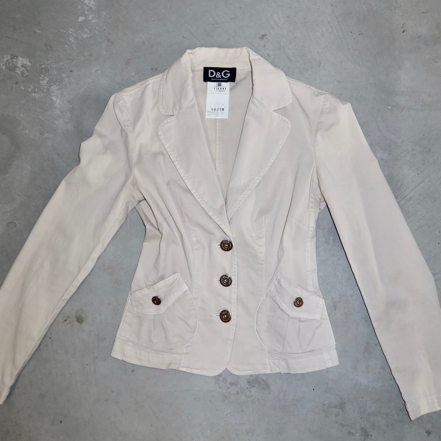 D&G Cream Blazer