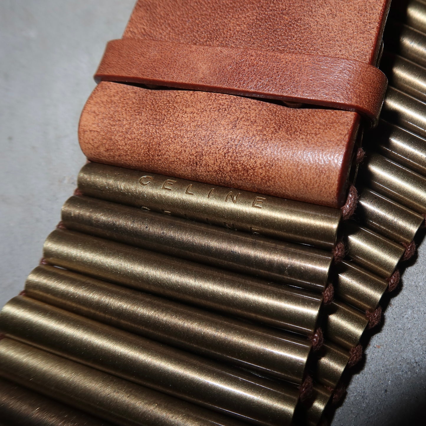 Celine SS2001 Bullet Casing Belt
