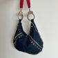 Cuffz Rare Studded Denim Double Cuff Tote