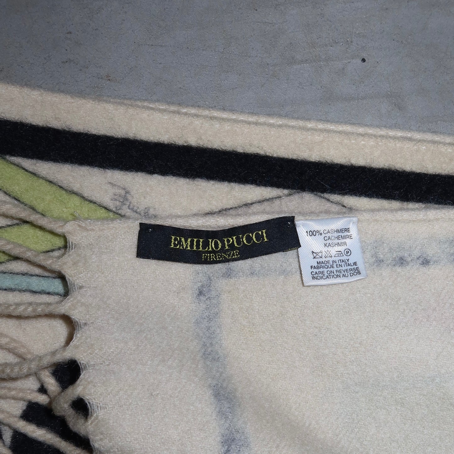 Emilio Pucci Printed Cashmere Scarf