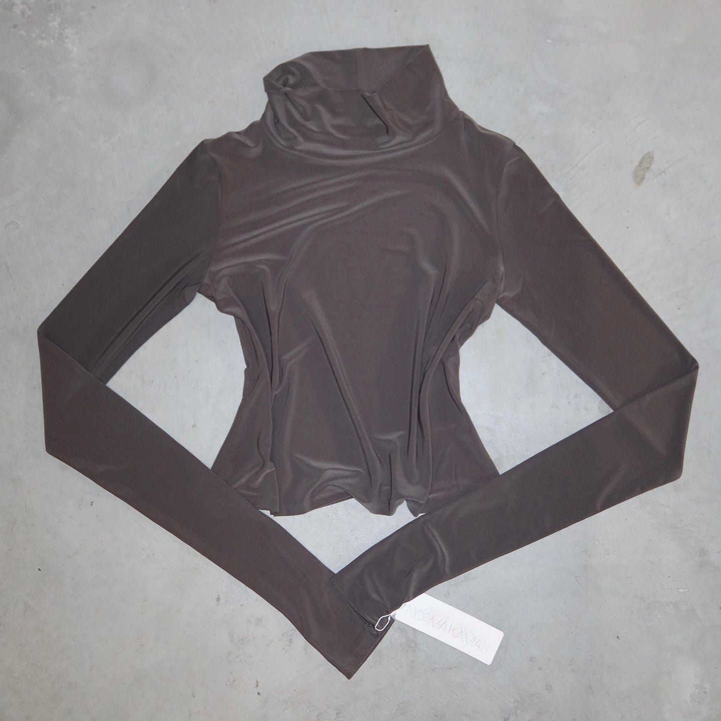 Norma Kamali Grey Long Sleeve