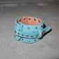Celine Blue Suede Rhinestone Cuff