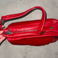 Sonia Rykiel Rare Red Leather Biker Bag