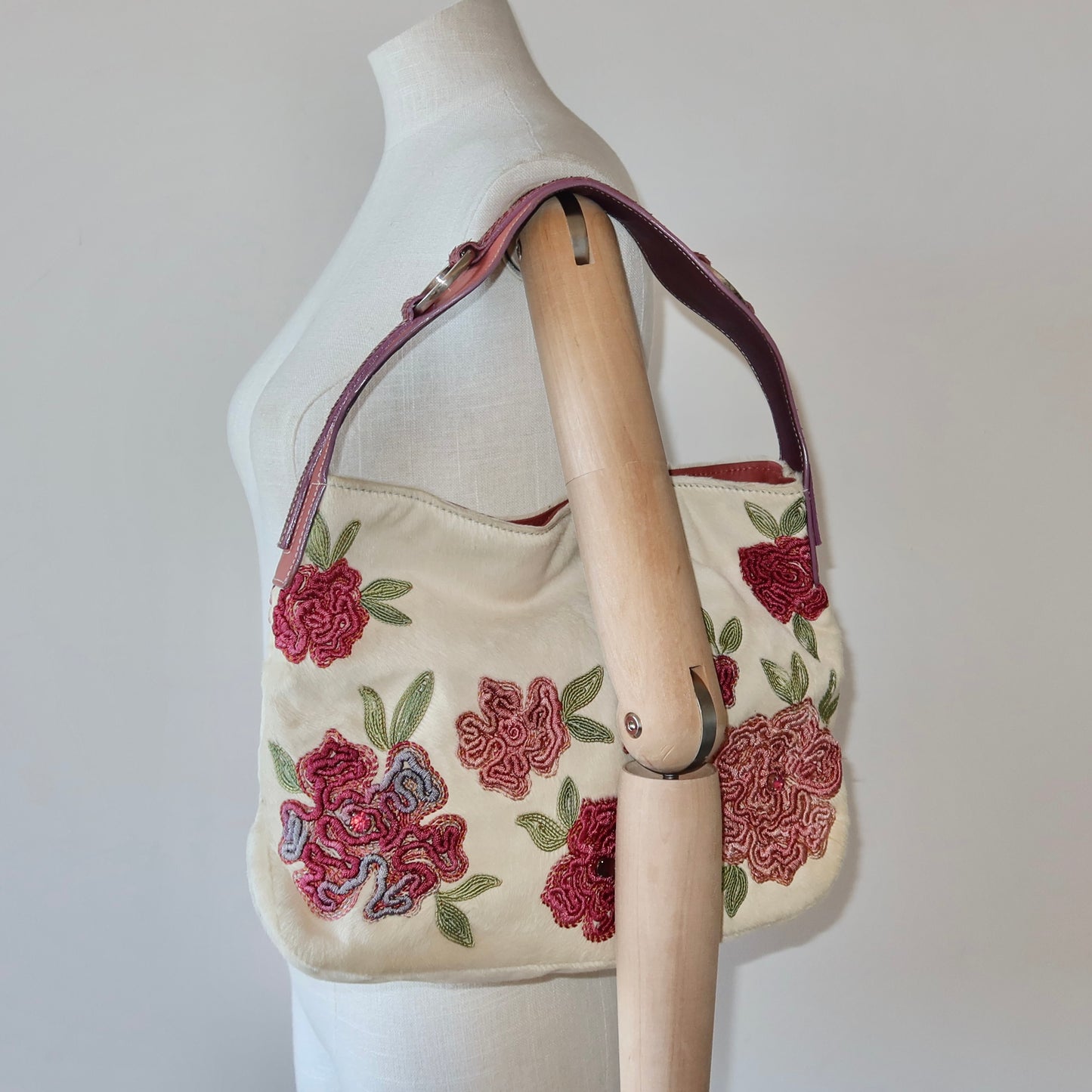 Vintage Italian Made Cowhide Bag
