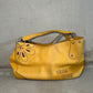 Miu Miu Yellow Logo Shoulder Bag