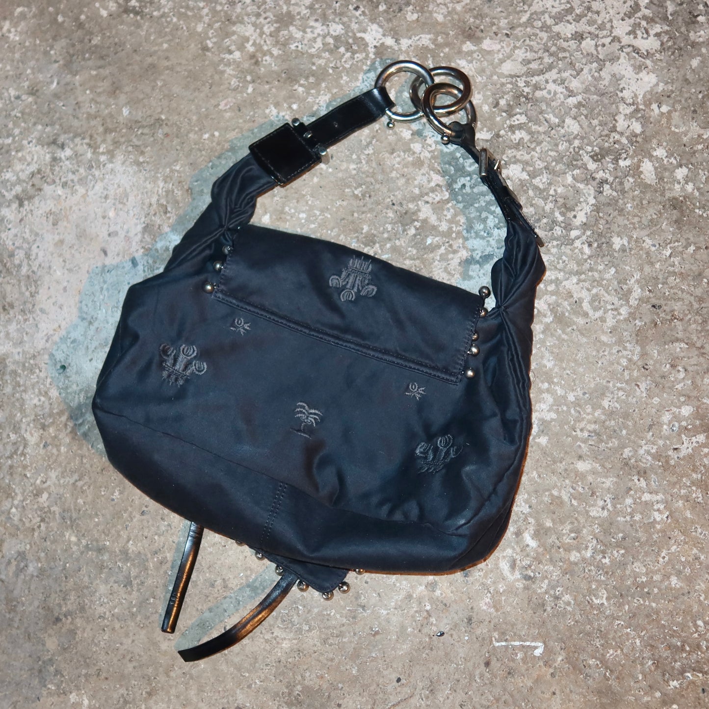 Chloé Embroidered Cotton Bracelet Bag