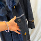 Vintage Suede Fur Lined Trench
