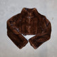 Marni Brown Mink Fur Coat