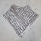 Vintage Rabbit Fur Poncho
