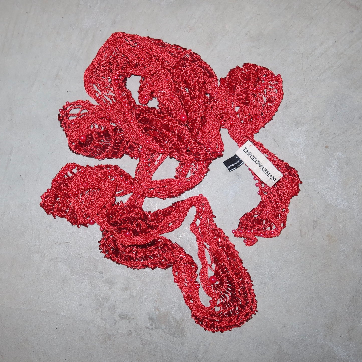 Emporio Armani Beaded Scarf