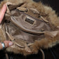 Paolo Masi Real Fur Bag