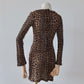 Fendi Leopard Print Mini Dress