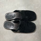 Chanel Black Suede Clogs (36)