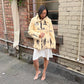 Vintage Spotted Rabbit Fur Coat