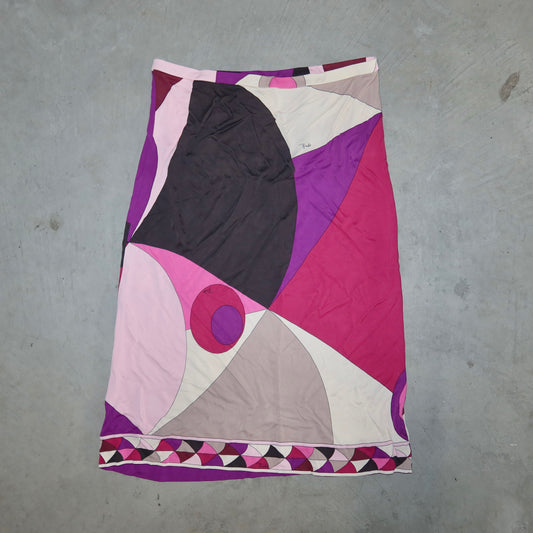 Emilio Pucci Printed Midi Skirt