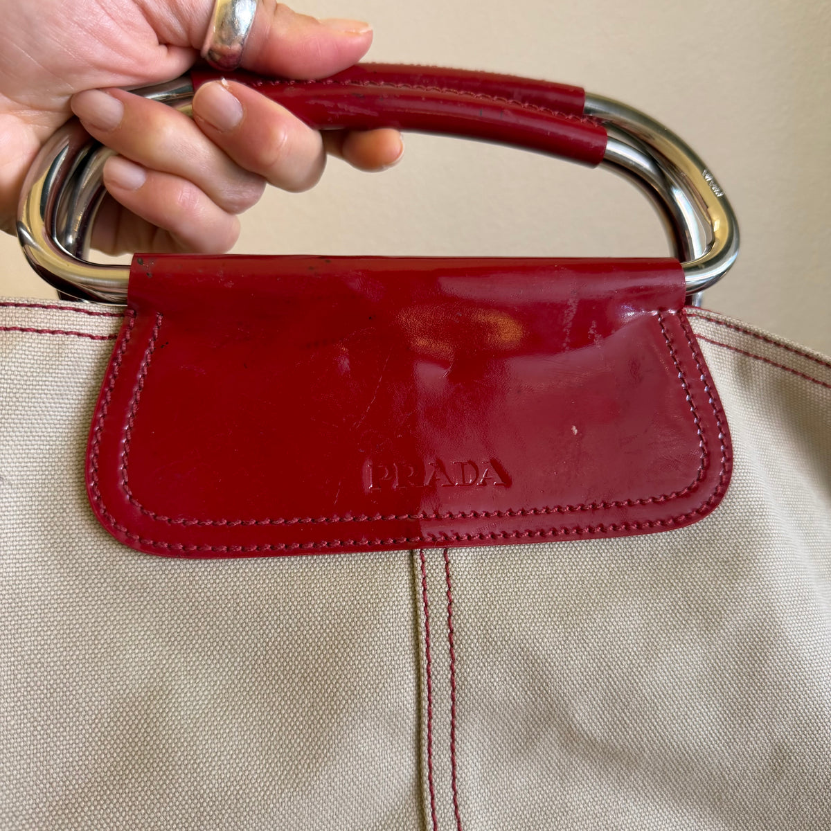 Prada SS2003 Ring Handle Bag