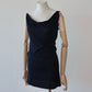 Emporio Armani Navy Knit Mini Dress