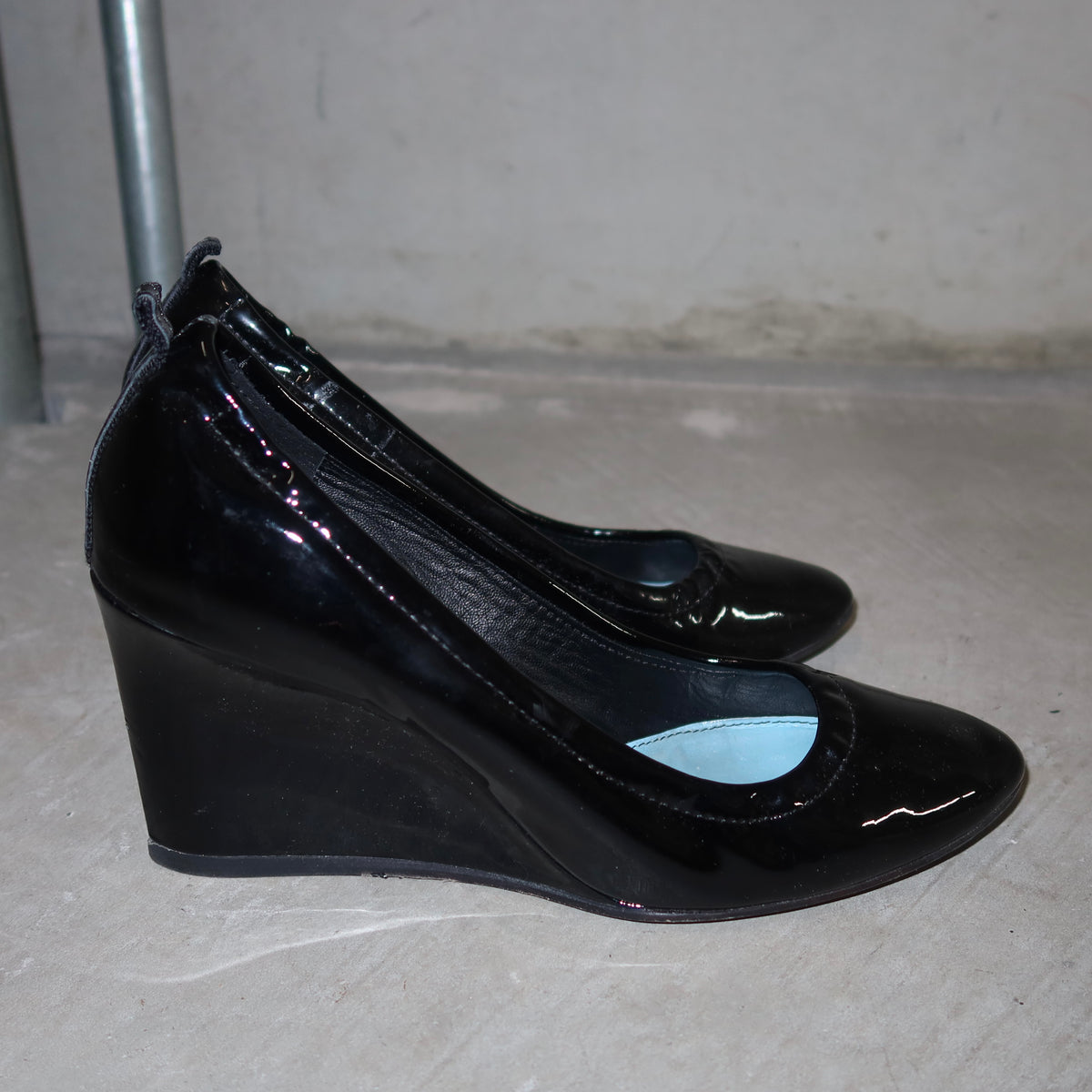 Lanvin Patent Wedges (39.5)
