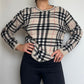 Burberry London Merino Wool Nova Check Jumper