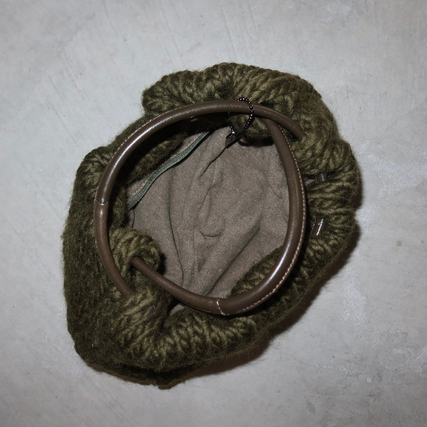 Sonia Rykiel Green Knitted Mini Domino