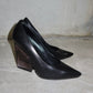 Celine Leather and Perspex Heels (40)