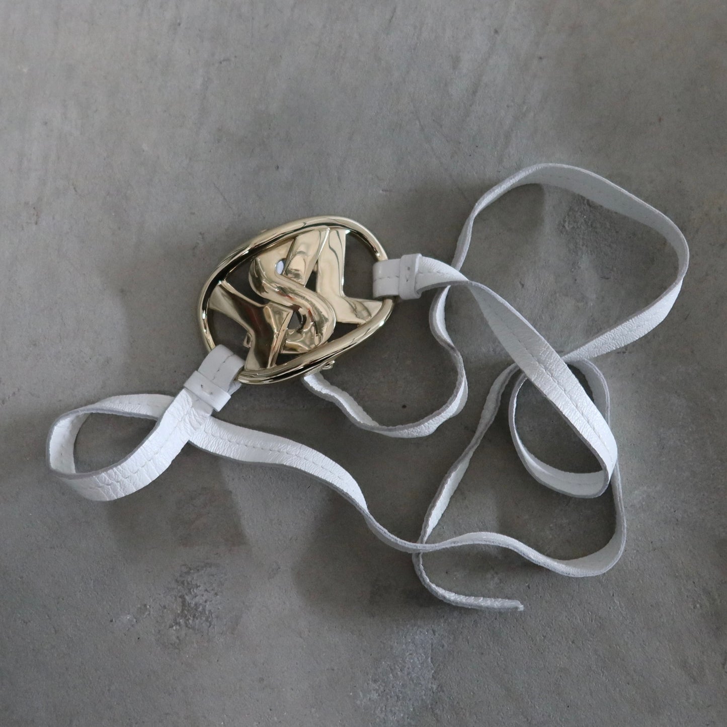 YSL AW2003 Leather Belt