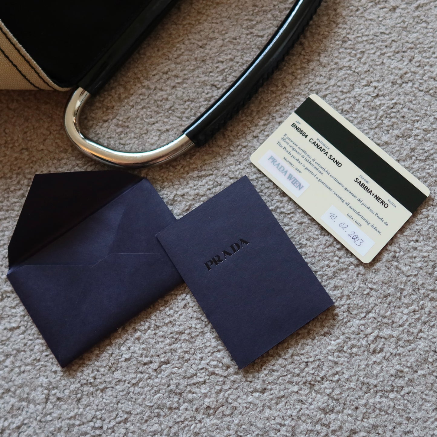 Prada SS2003 Ring Handle Bag