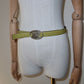 YSL AW2003 Green Reversible Belt