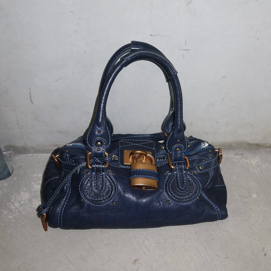 Chloé Navy Paddington Bag