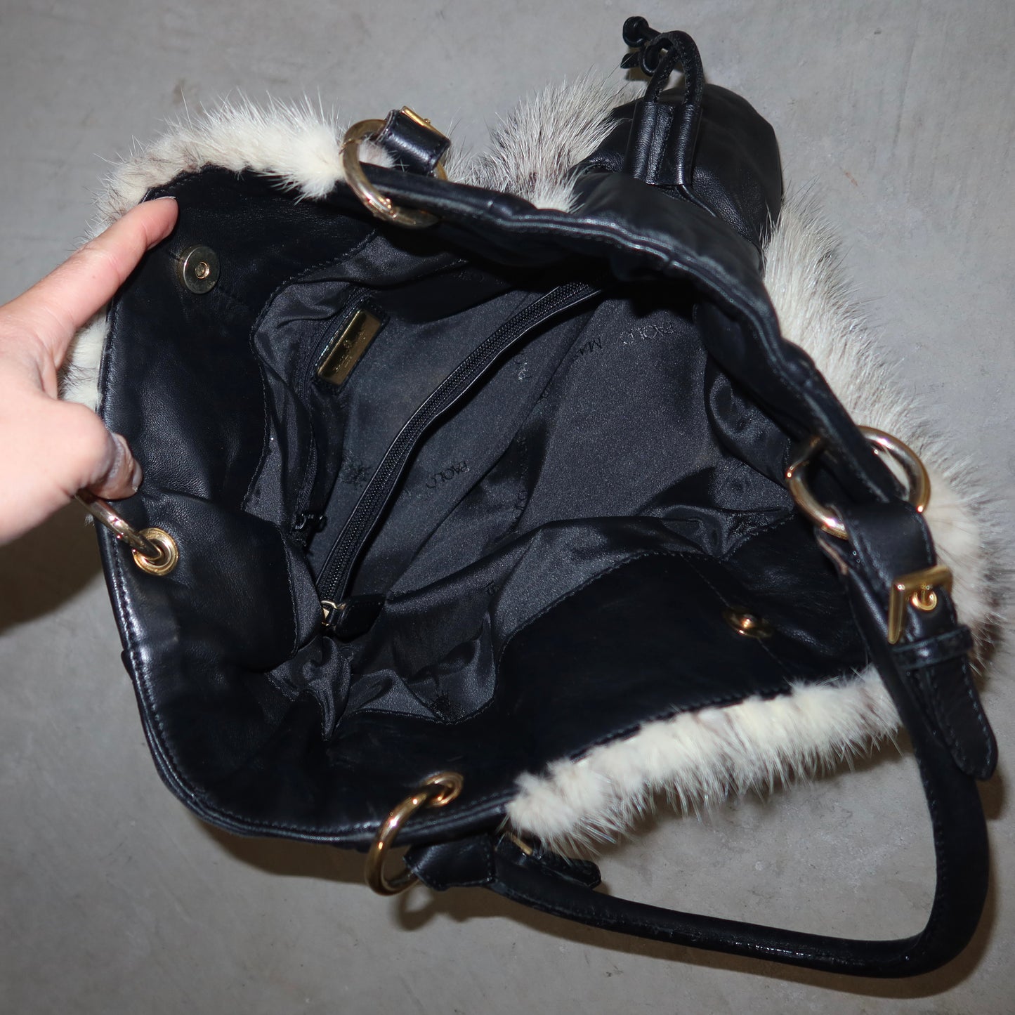 Paolo Masi Fox Fur Tote