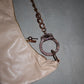 Cuffz Large Beige Leather Barfly Bag