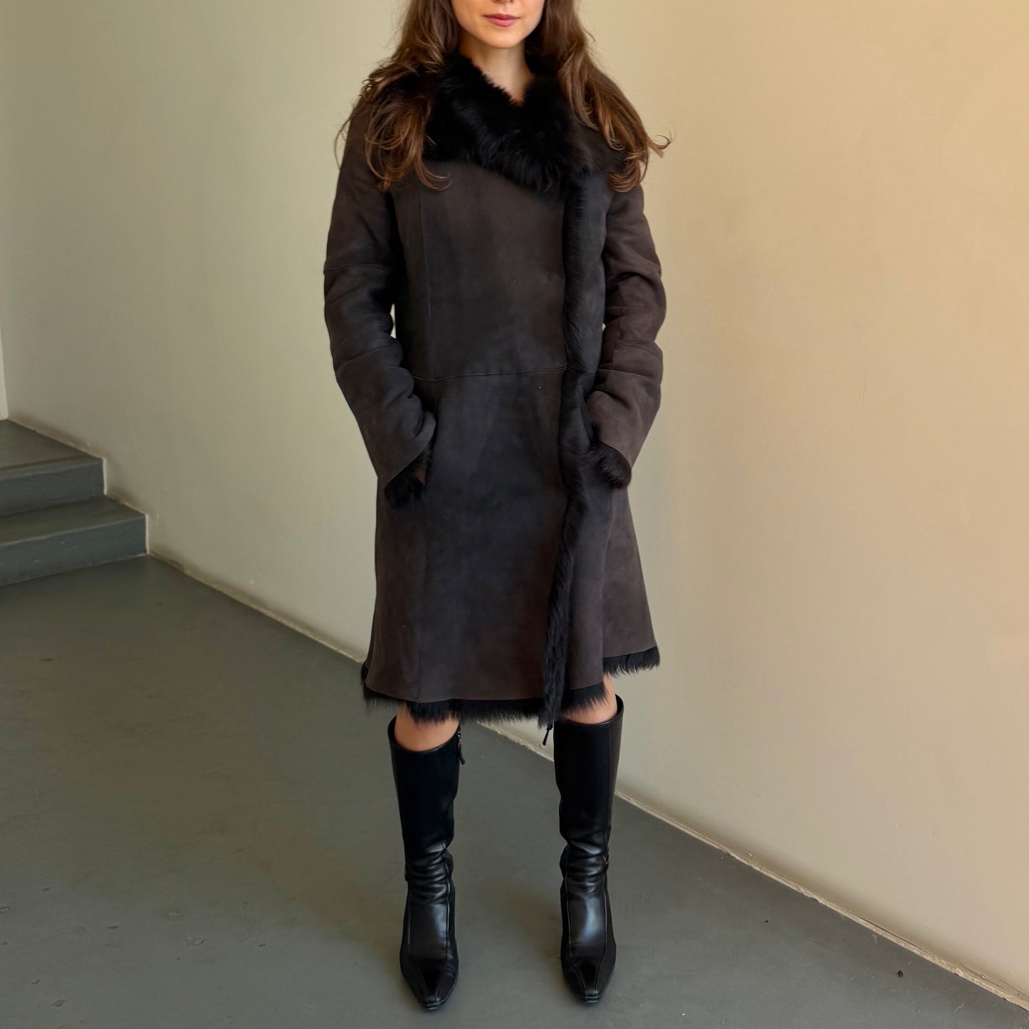 Joseph Shearling Coat